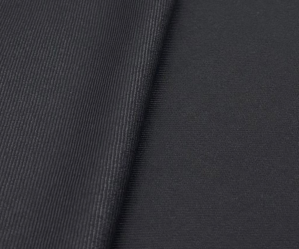 الصورة المصغرة: Black Twill Wool & Mohair Suiting & Thobe Fabric By Dormeuil- 3.50 Meters