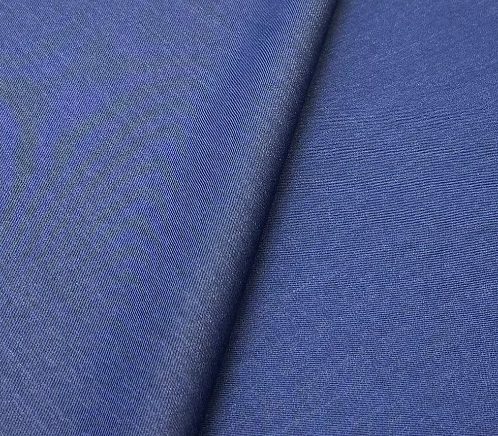 Thumbnail: Blue 2 Tone Sustainable Wool Fabric MILLENNIAL By Dormeuil - 3.90 Meters