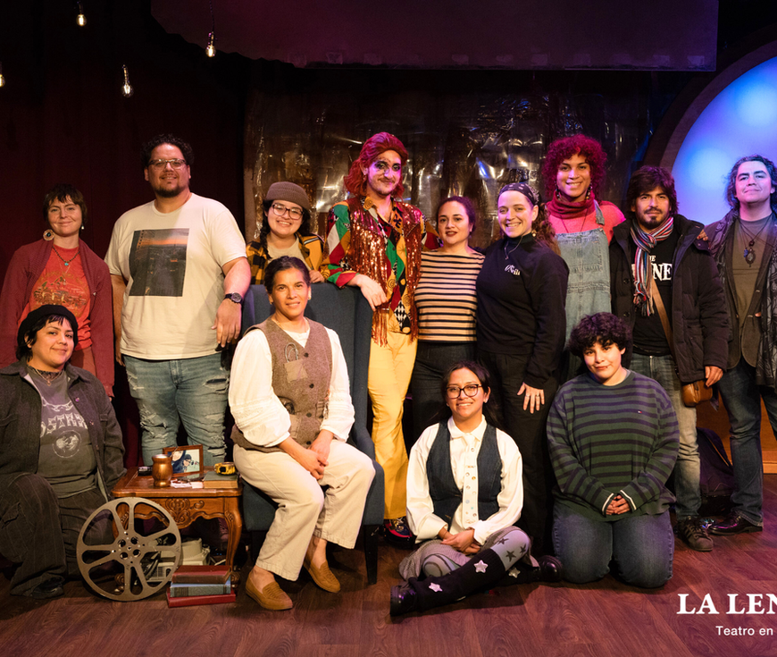 'AMALIA AND THE LIFE OF THINGS' Team on the stage