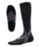 Graduated Compression Socks Performance Black, 20-30mmHg