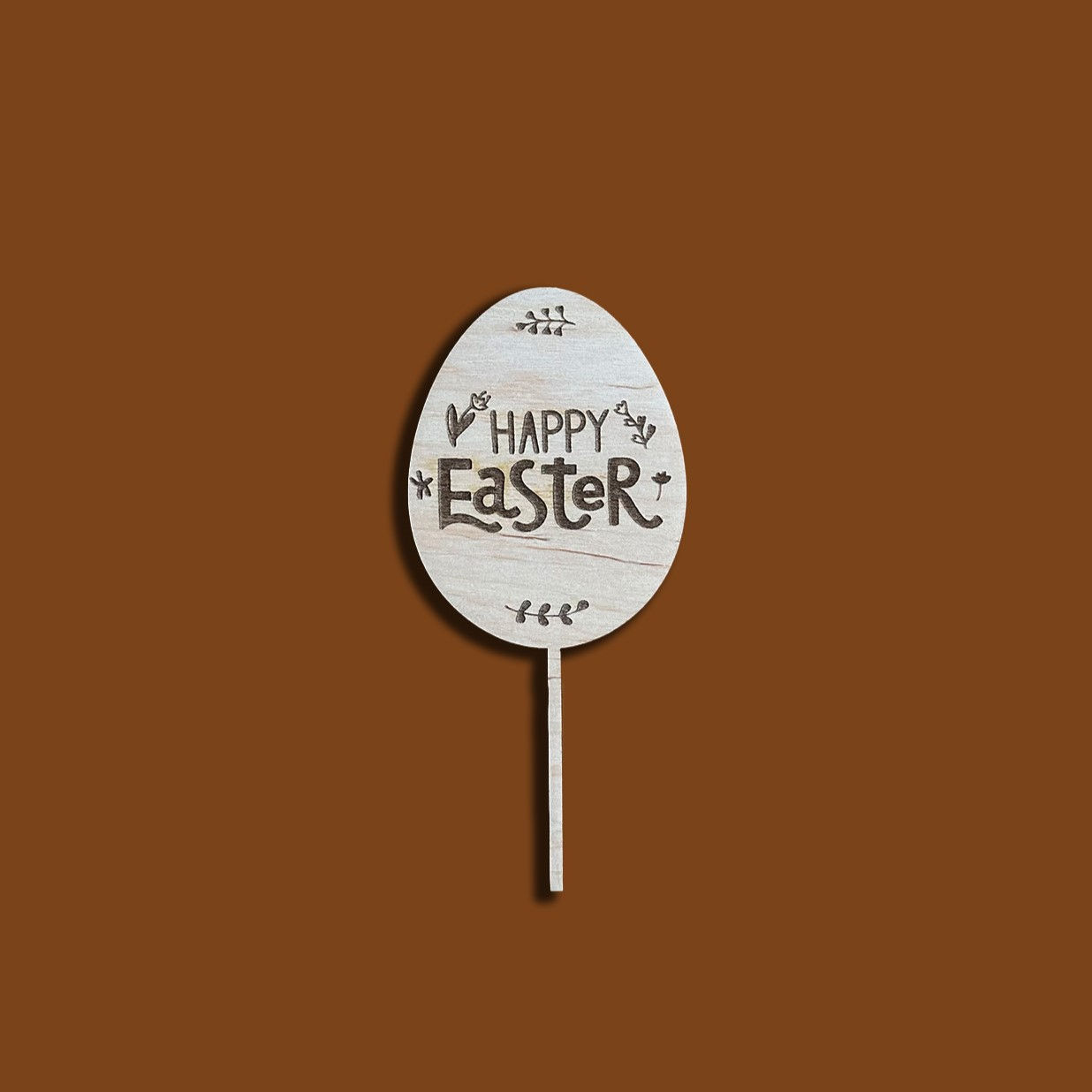 Дерев'яний топер для декору у Великдень.