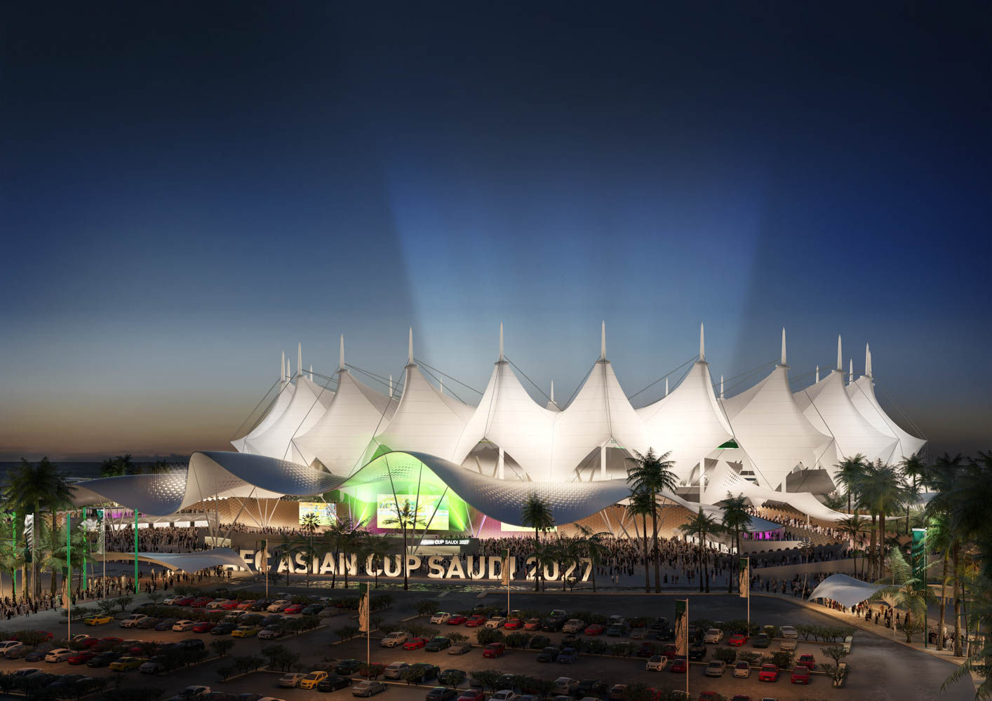 New King Fahd International Stadium Scale Model