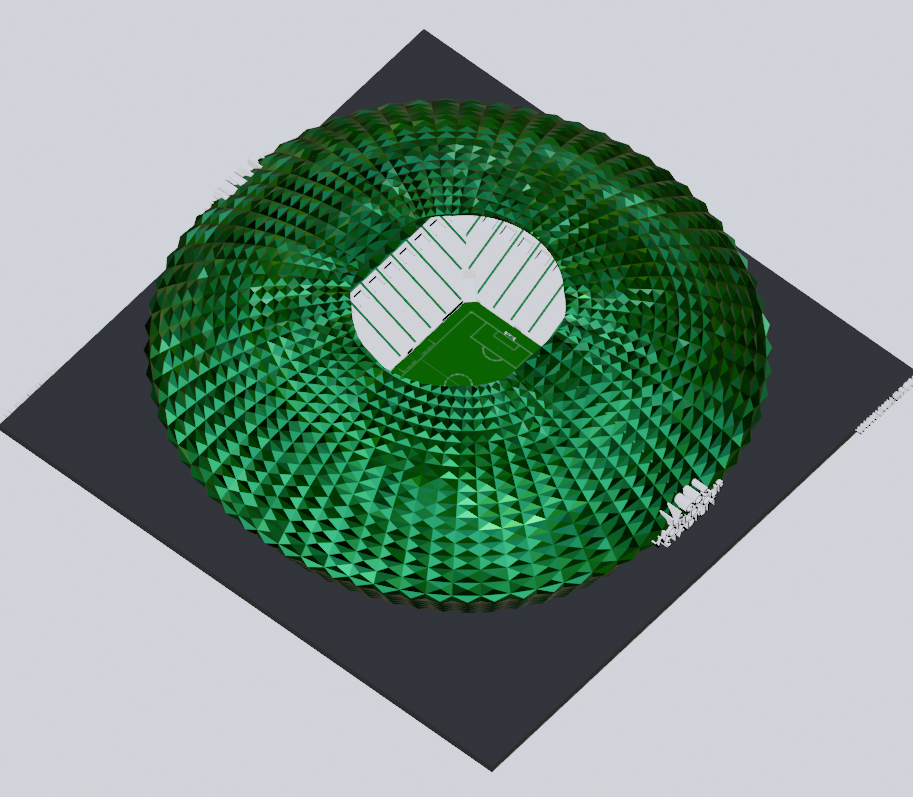 Thumbnail: Multisports Stadium Scale Model ( S300 - AAME - 1000 - 0001)