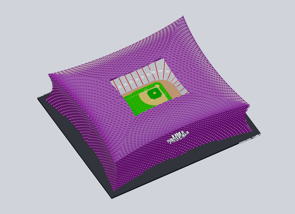 Thumbnail: Multisports Stadium Scale Model (S300 - AAMS - 1000 - 0001)