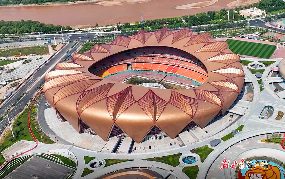 Miniaturbild: Lanzhou Olympic Sports Center Stadium Scale Model