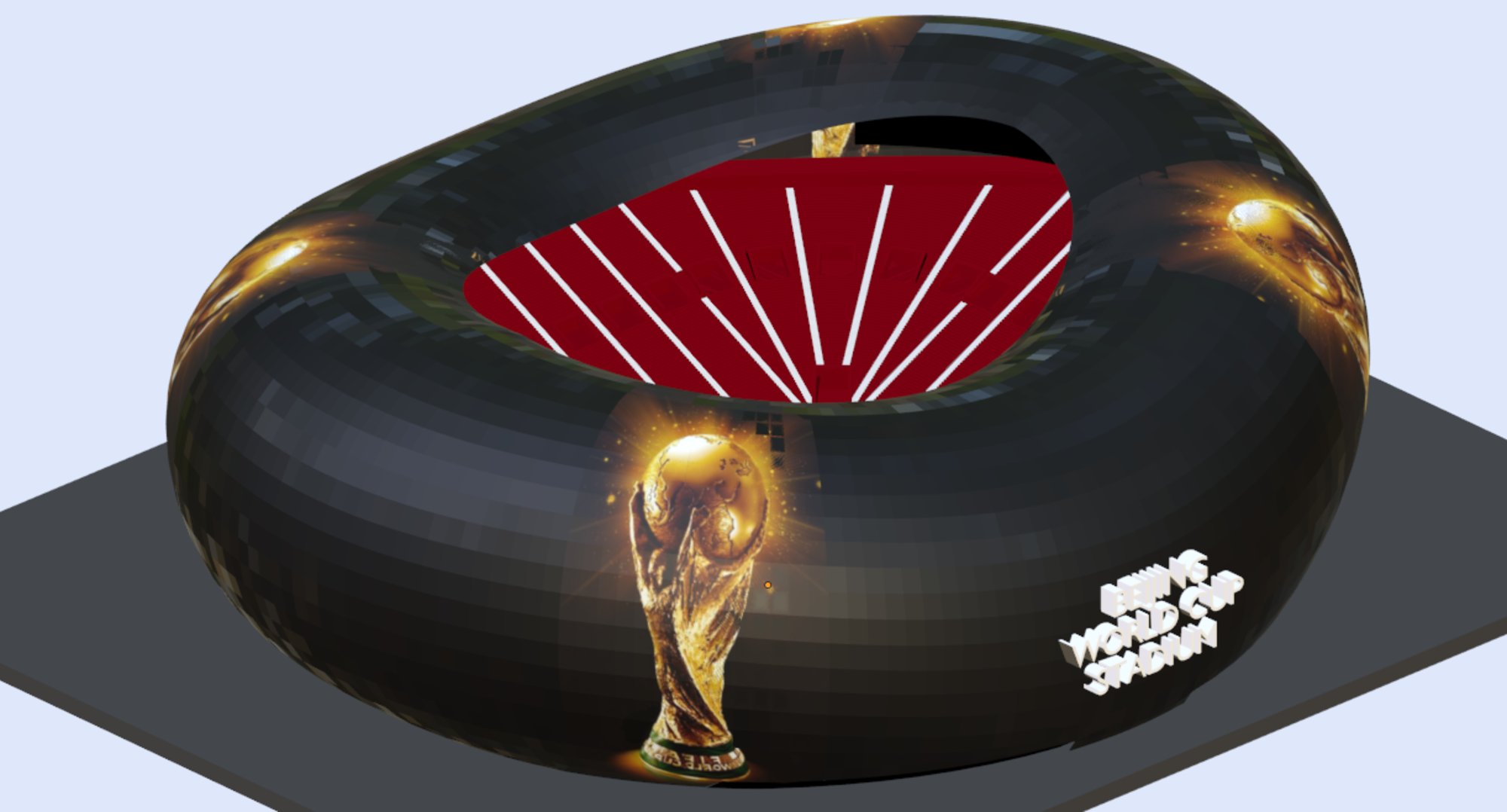 Soccer & Football Stadium Model (S300 - BAAB - 02BA - 01AA)