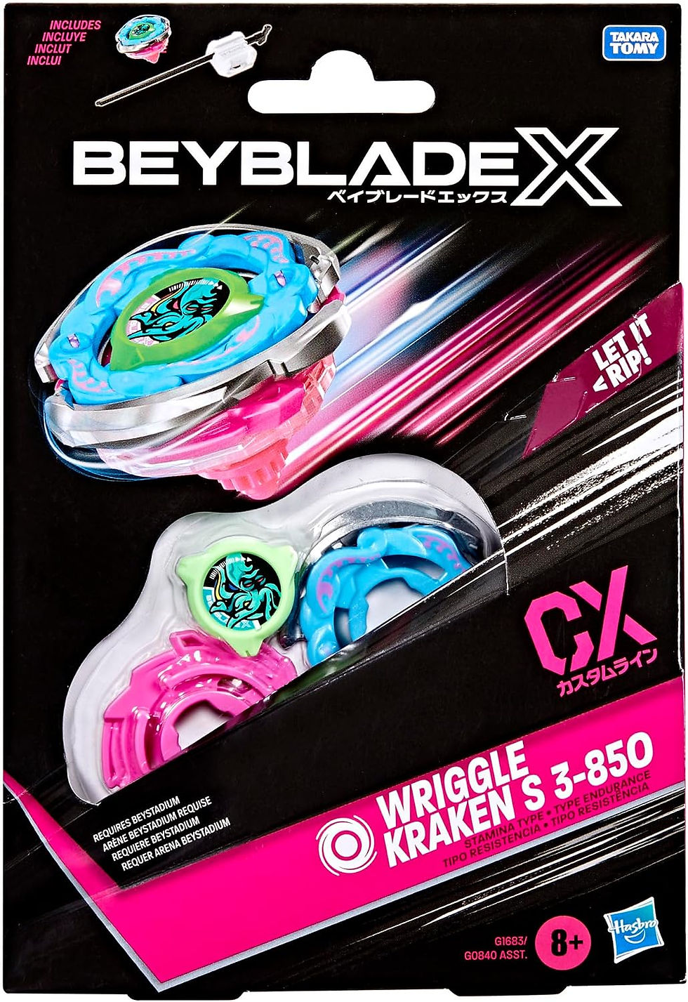 Miniatura: Beyblade X WRIGGLE KRAKEN S 3-850O
