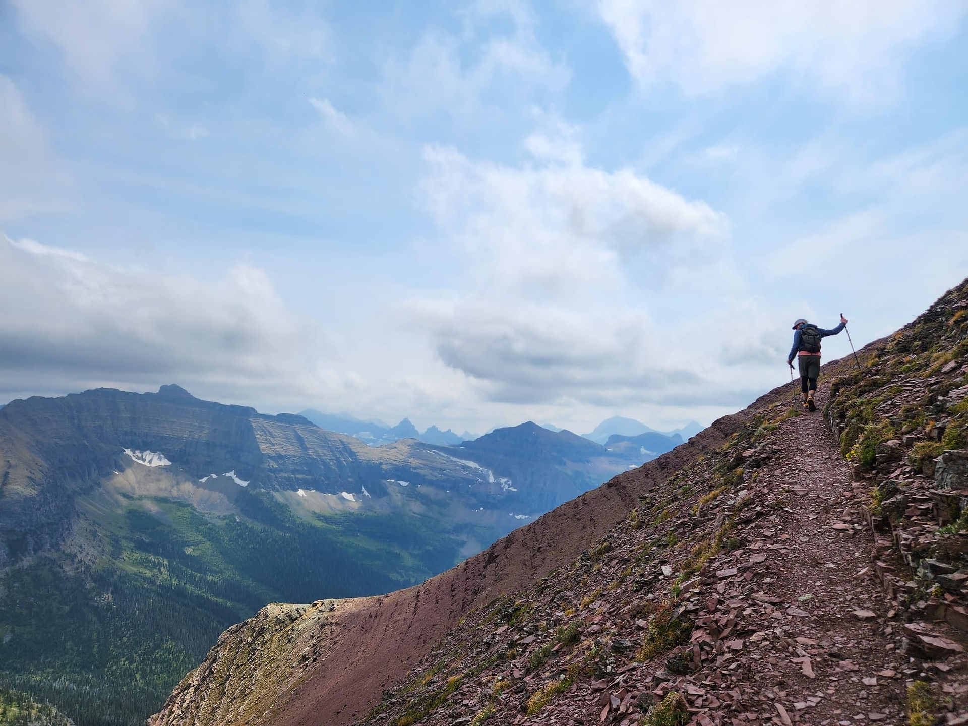 Forum Peak and Akamina Ridge Route Map Scramble Hike Guide Canada Wall Lake 