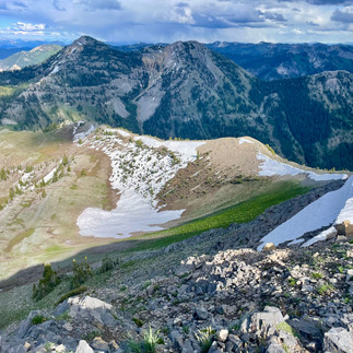 Mount Baird and Elkhorn Peak from Sheep Creek Peak