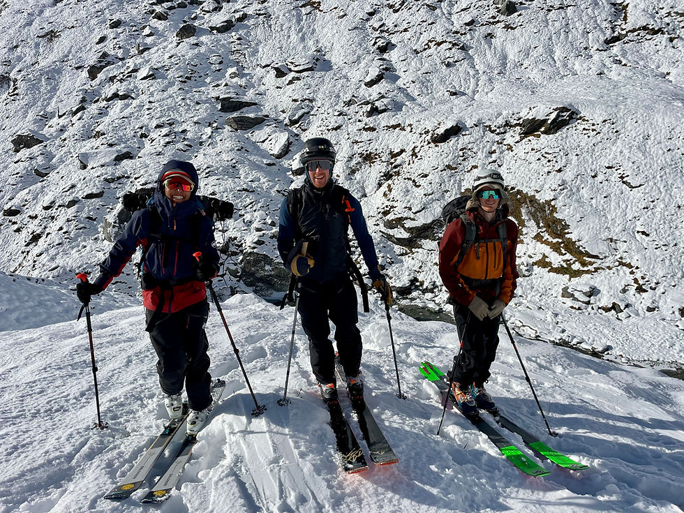 The team: Emilie, Rob, & Kevin