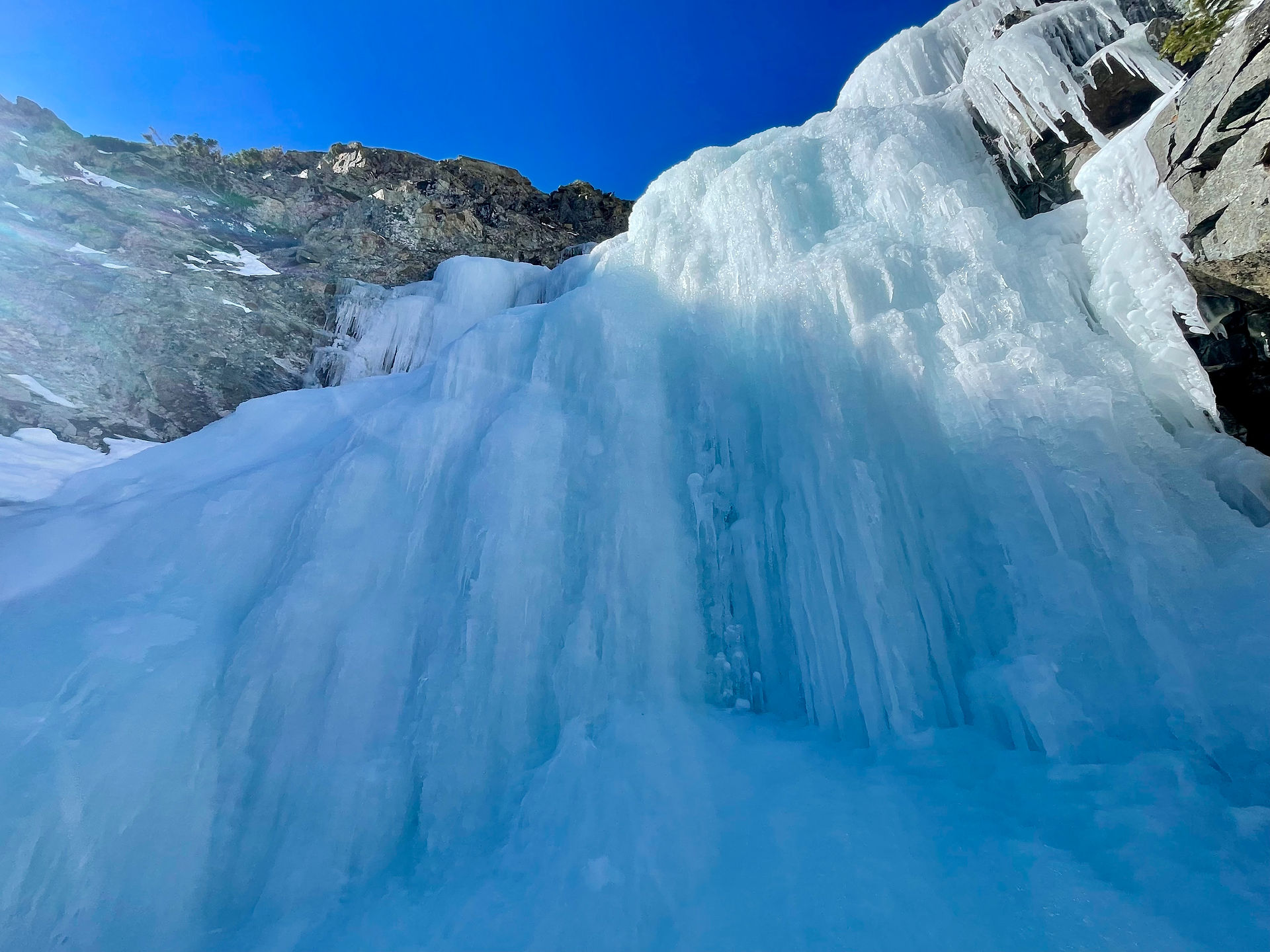 One of the steeper sections on Second Gully