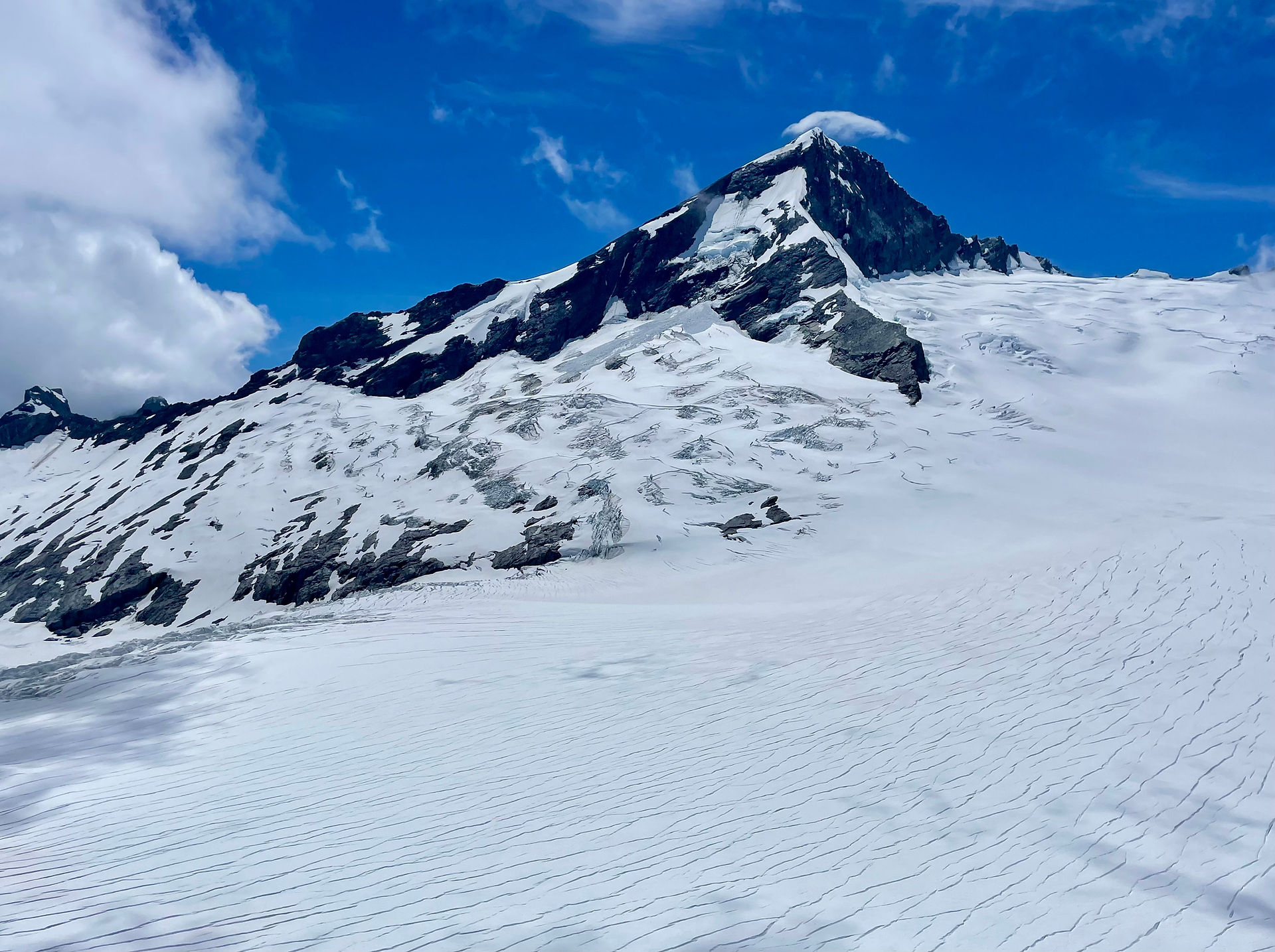 Mount Aspiring from the summit of Mount Joffre