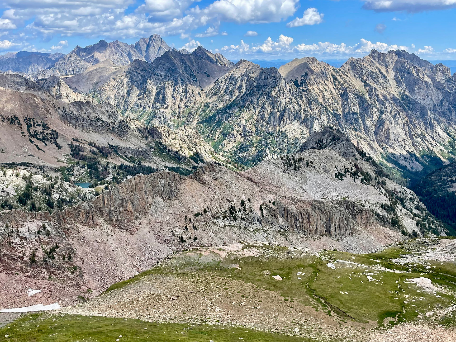 The Northern Teton Range from Table Mountain