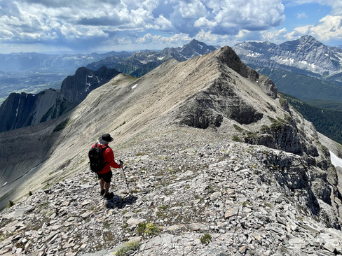 Mount Hosmer Route Map Scramble Guide Fernie British Columbia Kane
