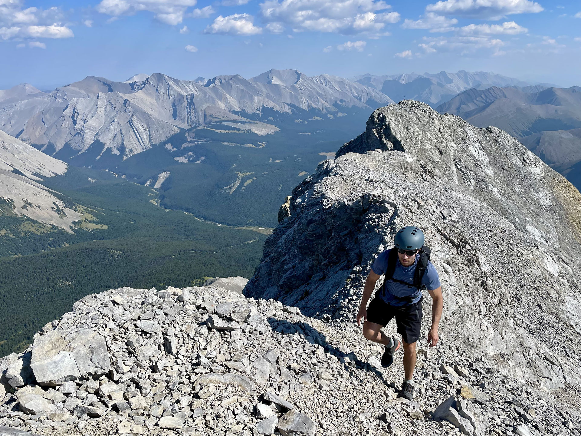 Tombstone Mountain South Route Map Kane Scramble Canada Peter Lougheed Trip Report 