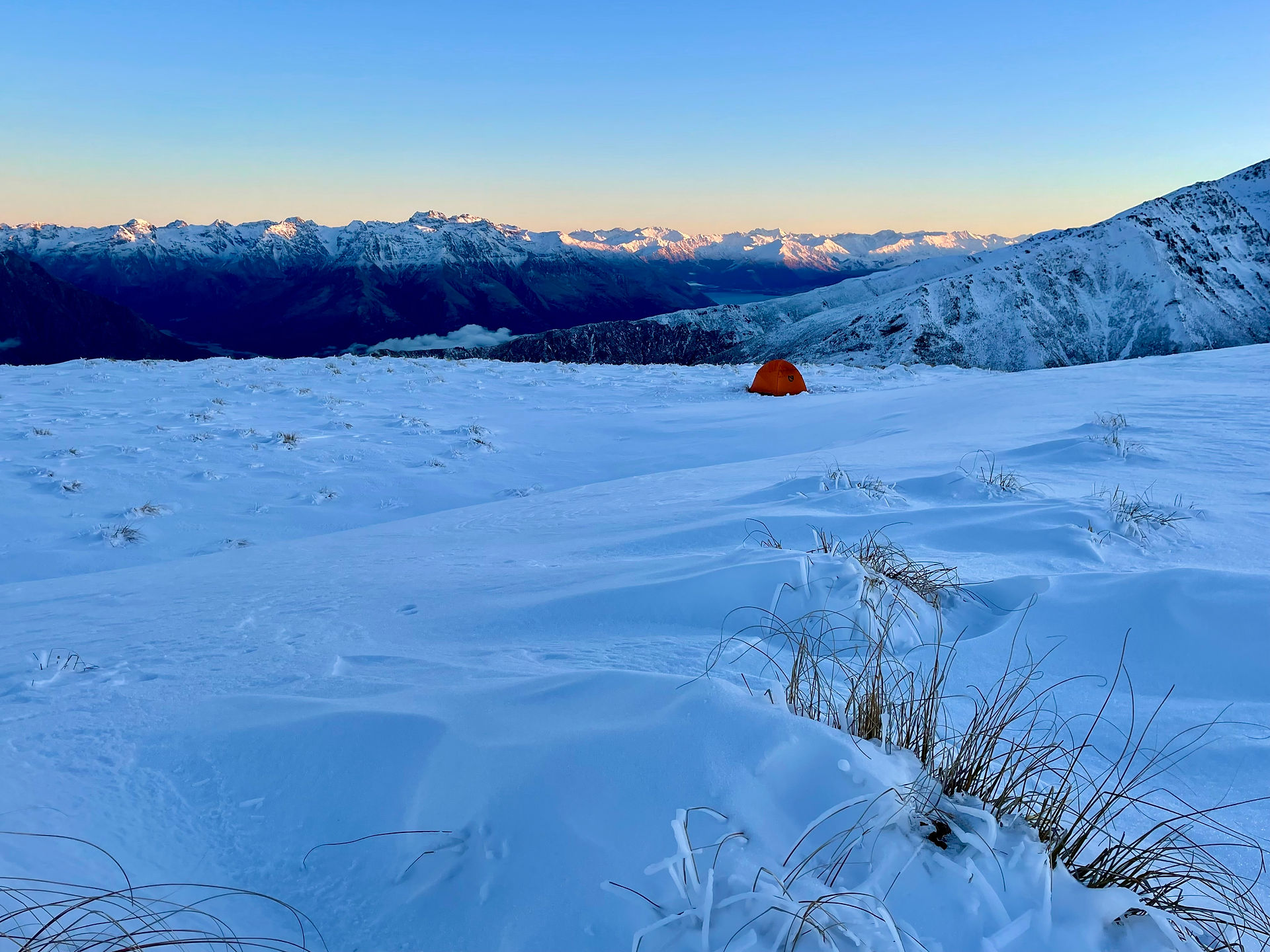 Morning at Pt. 1469 Hector Mountains