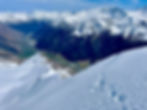 Looking down the West Ridge from the summit of Fog Peak