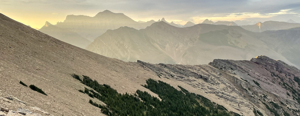 Mount Alderson Mount Carthew Route Map Hiking Guide Waterton Lakes National Park Scramble Kane Alberta Canada