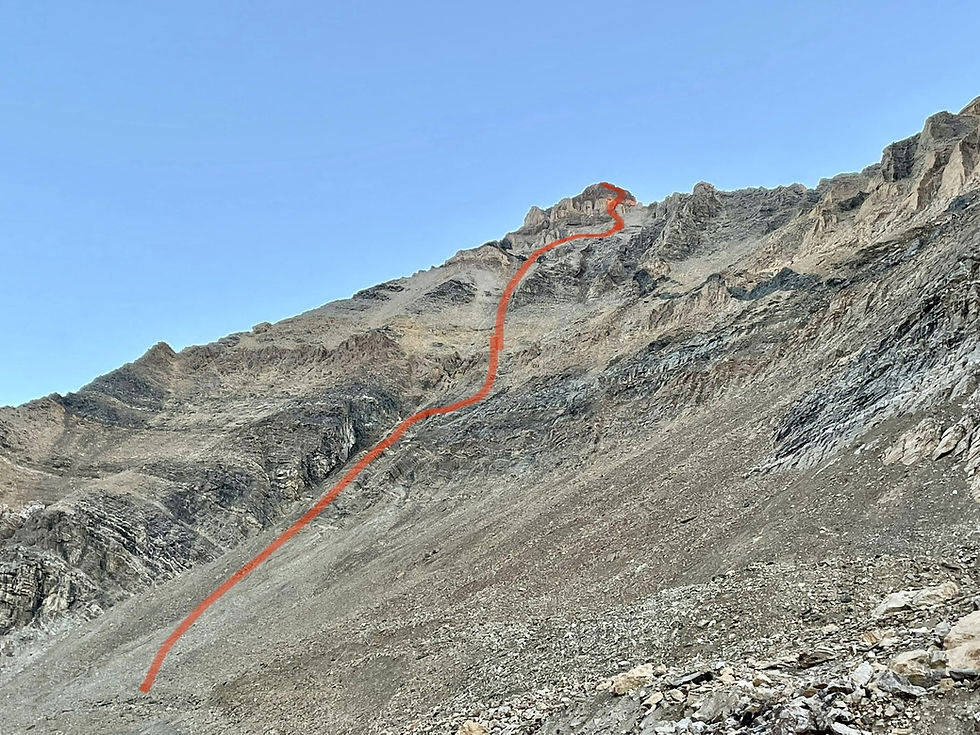 Mount Nelson Scramble Guide Trip Report Purcell Mountains Scrambling Kane Canada British Columbia Hiking