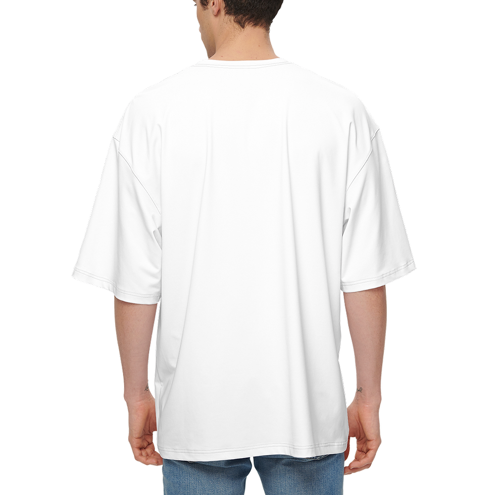 Thumbnail: Men's Oversized Short-Sleeve T-Shirt-Heavyweight 225g