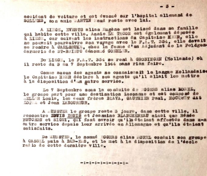 Synthèse sur l'organisation de l'Abwehr / Fat354 en bretagne