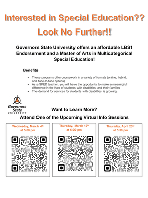 Interested in Special Education?