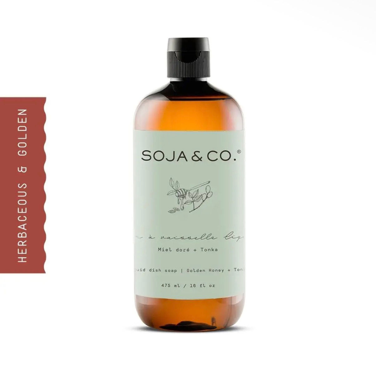 Liquid Dish Soap | Golden Honey + Tonka