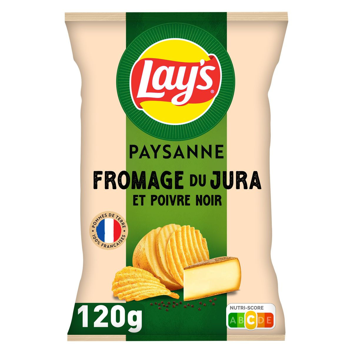Lay's Fromage du Jura et Poivre Noir