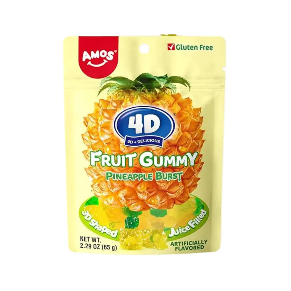 Fruit Gummy 4D Pineapple Burst