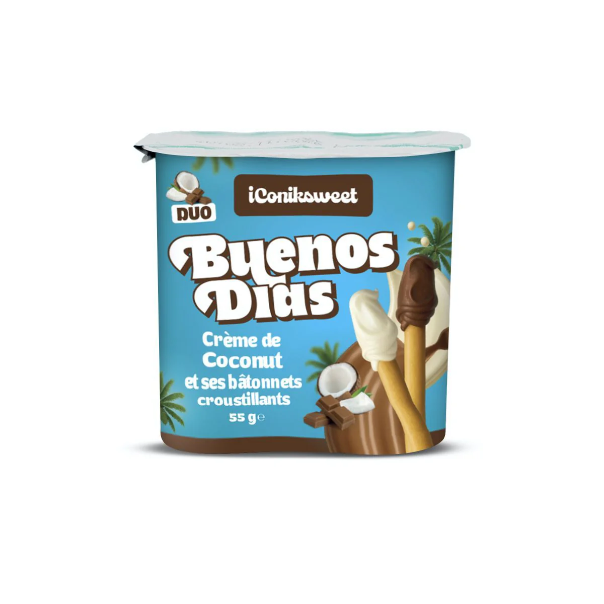 Buenos Dias Duo - Crème de Noix de Coco & Bâtonnets Croquants