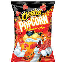Cheetos popcorn flamin hot