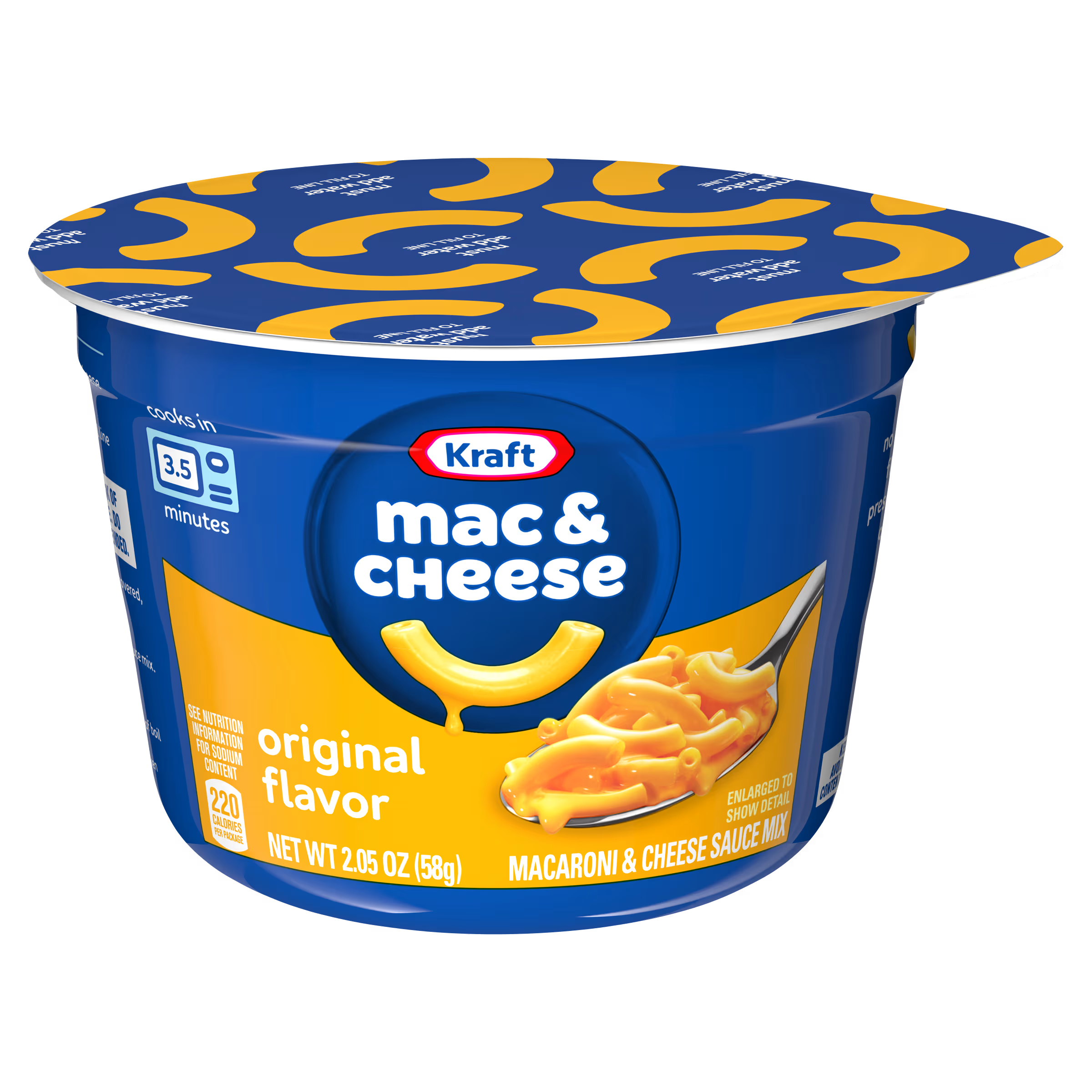 2X Kraft Macaroni & Cheese Cup