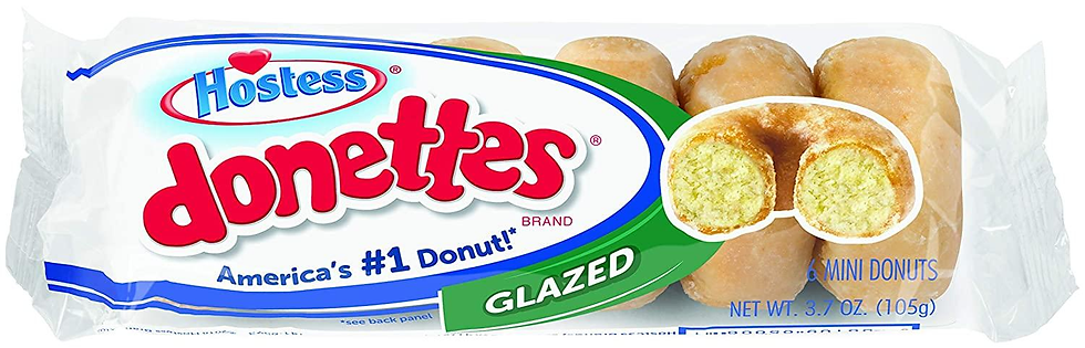 Hostess Donettes Glazed - Mini donuts glacés
