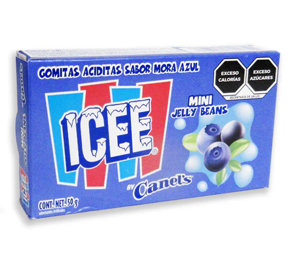 ICEE Mini Jelly Beans - Bonbons acidulés goût Blue Raspberry