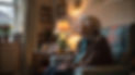 elderly woman alone