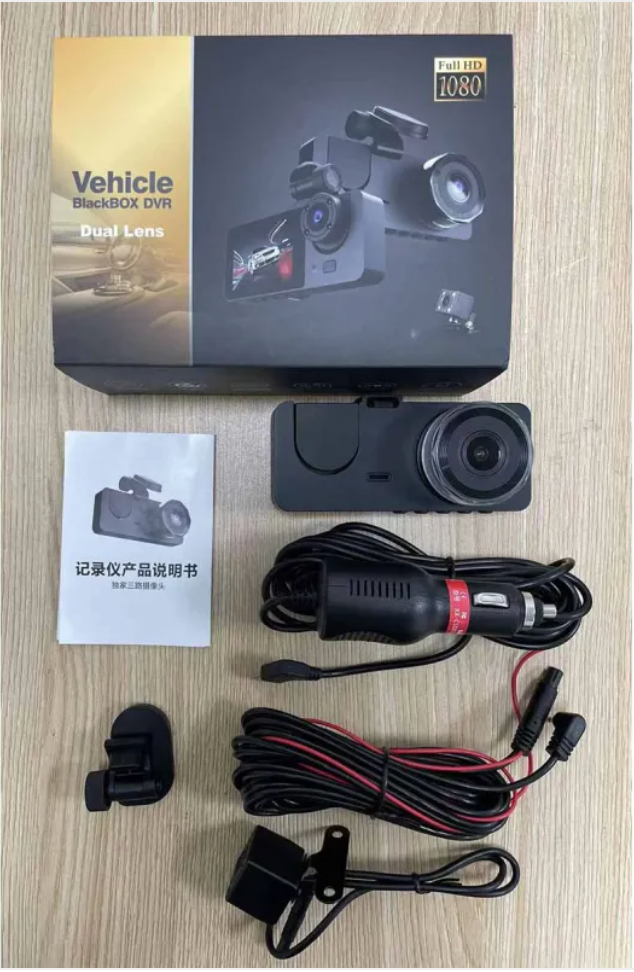 Miniatura: 1080P HD Video Dashcam with Dual Recording