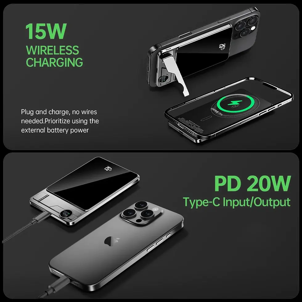 Miniatura: CCC Certified China standard With bracket 5000mAh 10000mAh Power Bank for MagSaf