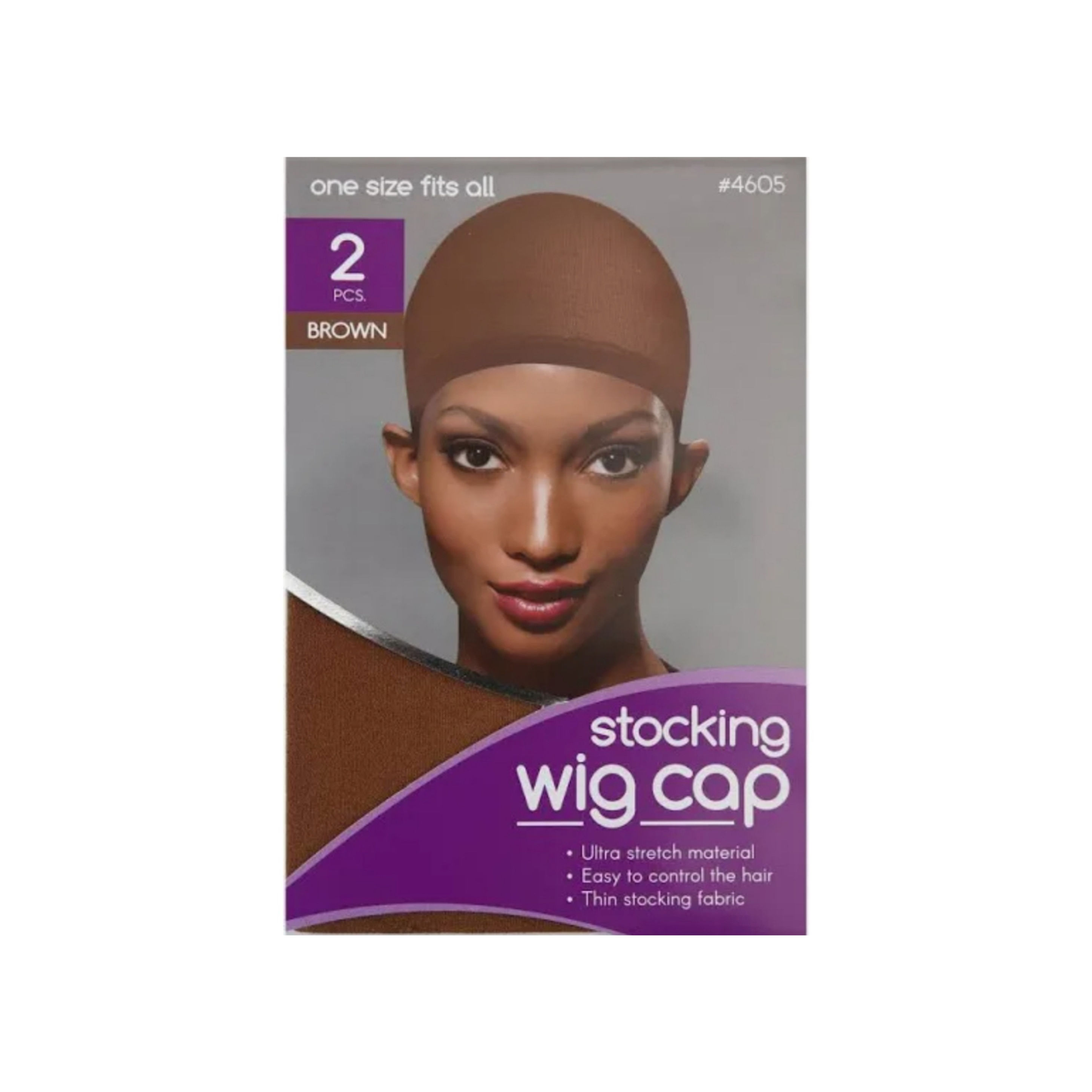 Stocking Wig Cap (2PC Brown)