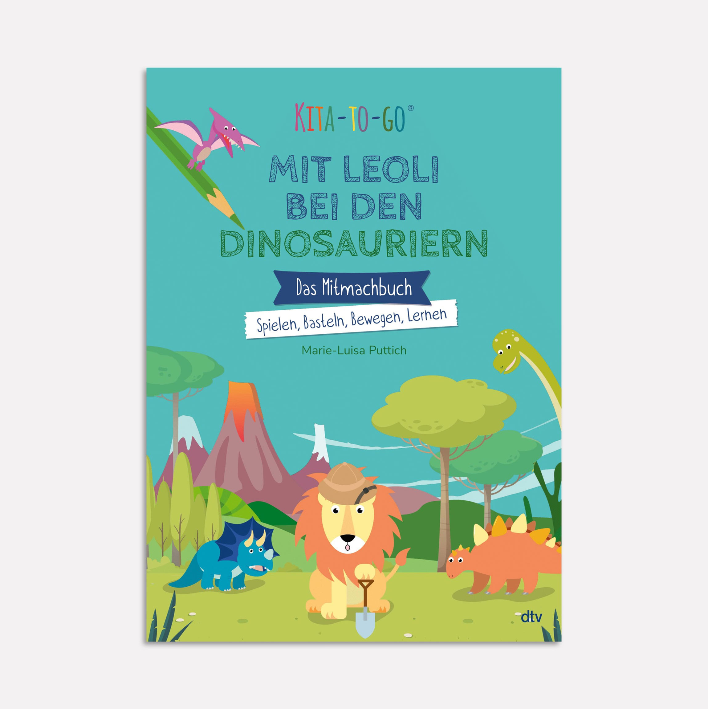 Mit Leoli bei den Dinosauriern – Das Mitmachbuch – Spielen, Basteln, Bewegen