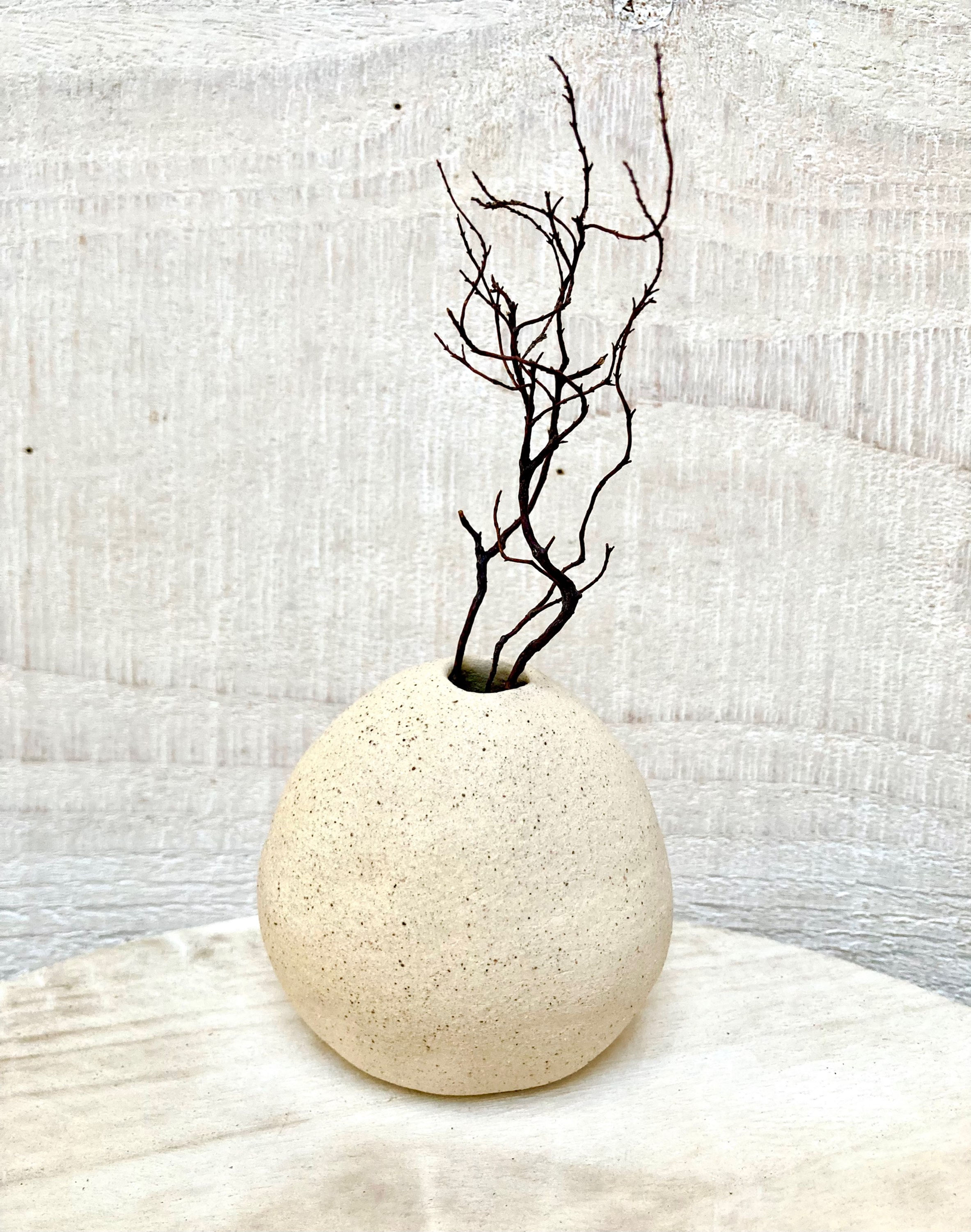 Hand built Pebble vase