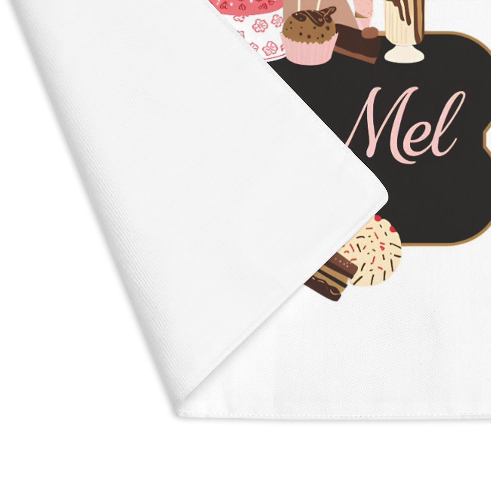 Thumbnail: "Treats By Mel" Dessert Bakery Logo Placemat