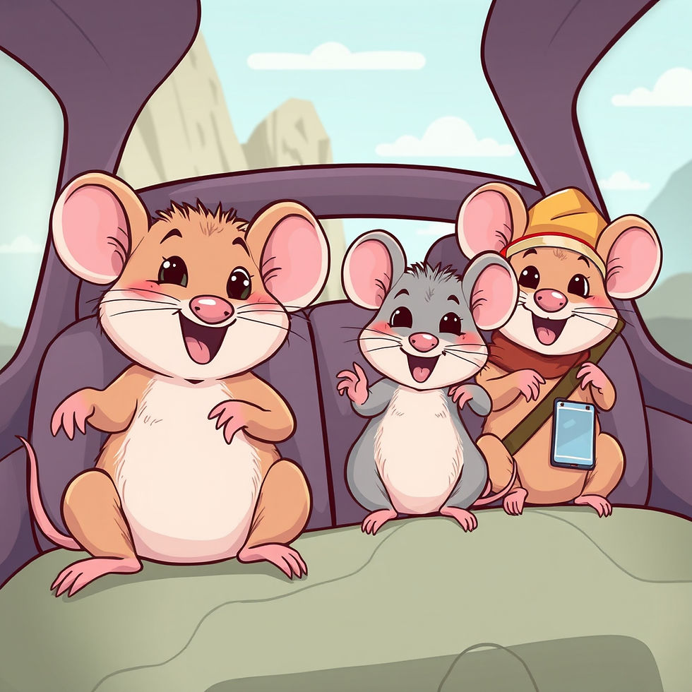 Cute cartoon of rats on a trip across country.jpg