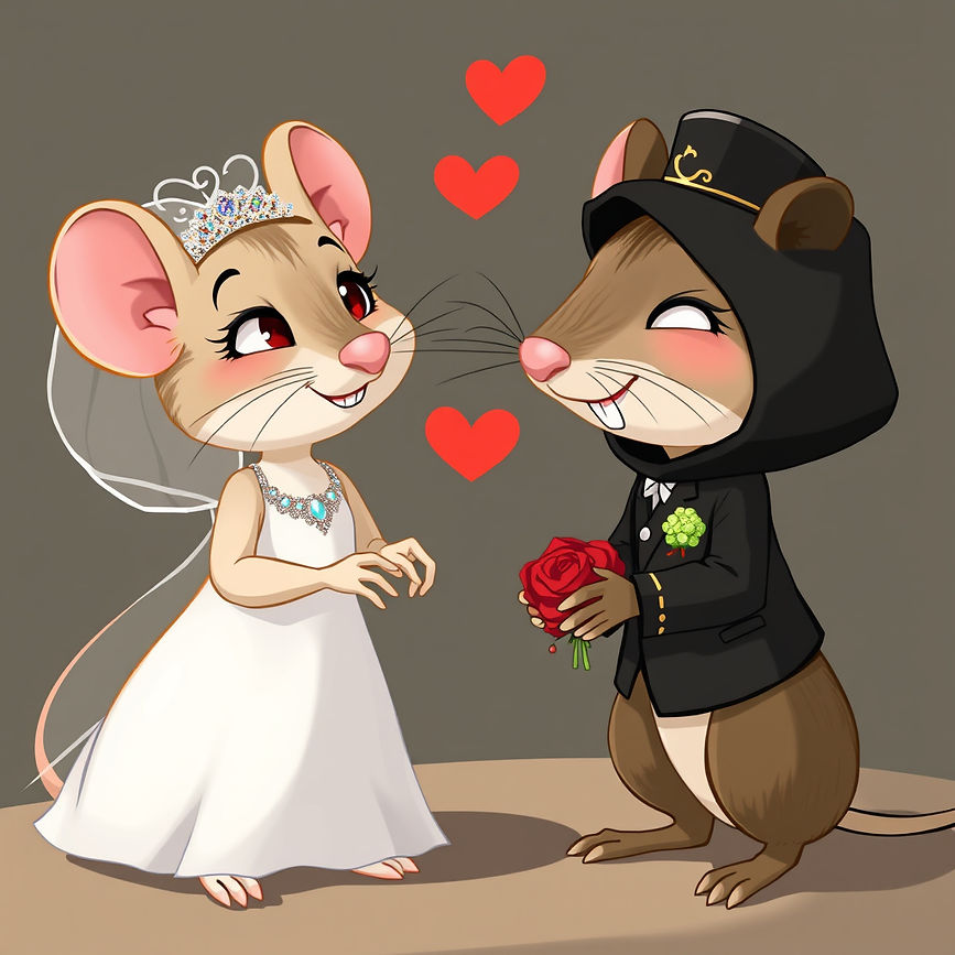 Male and Female cartoon rat getting married.jpg