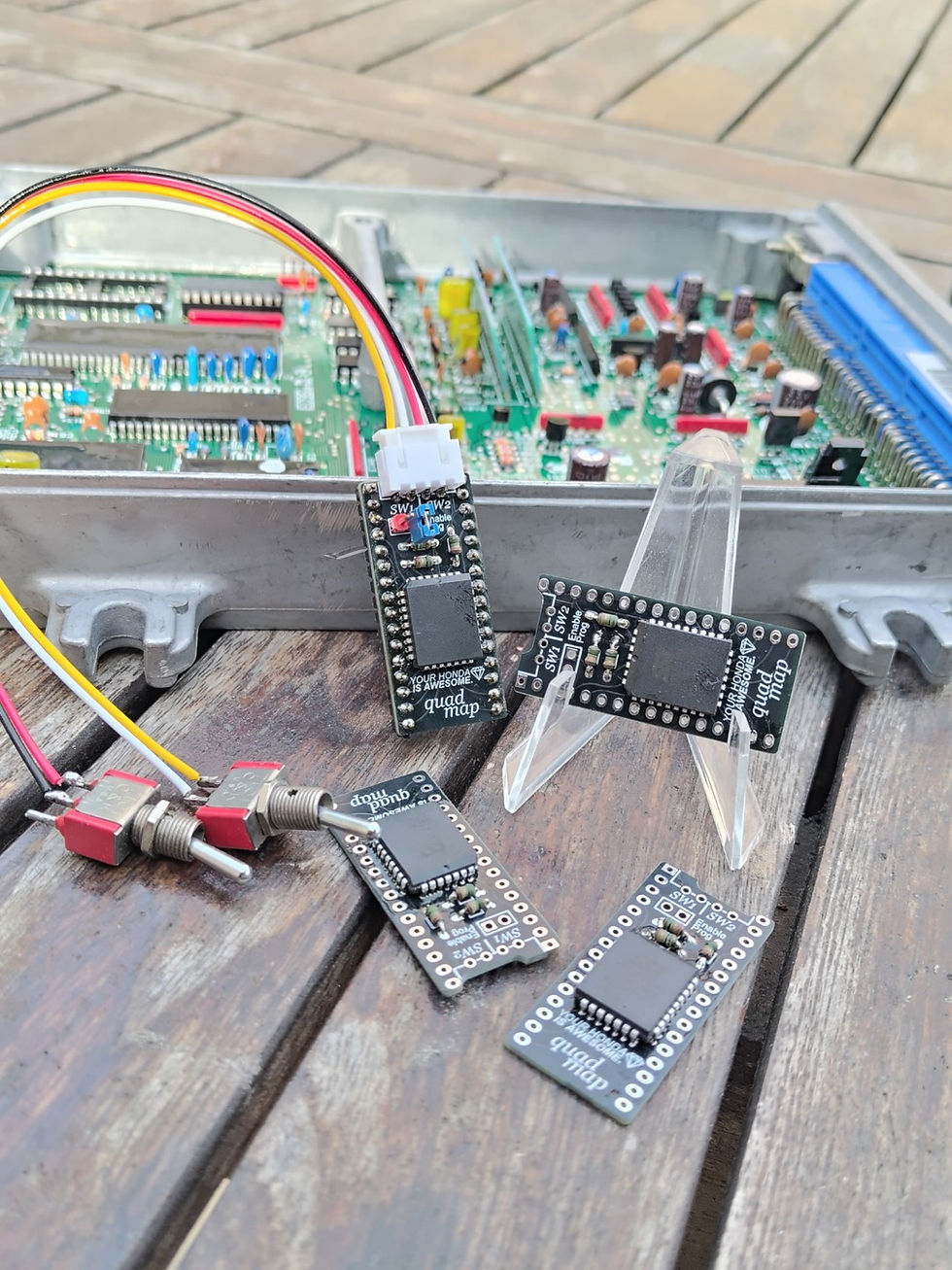 Thumbnail: Quad-map chip for Honda OBD1 ECU
