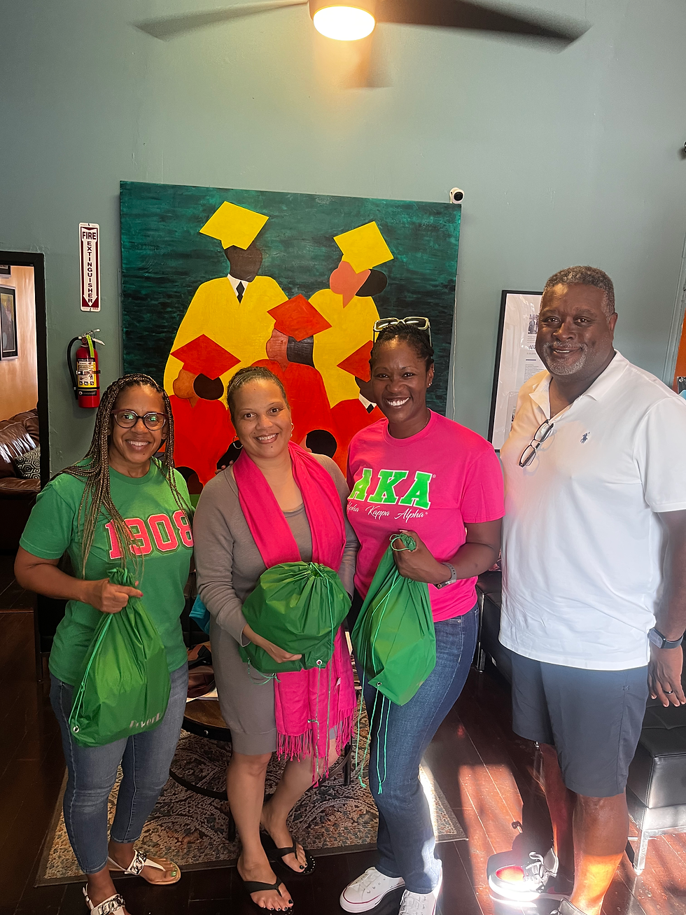 Bi-weekly food drive with AKAs