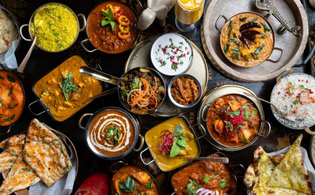 Arranged Food and Objects