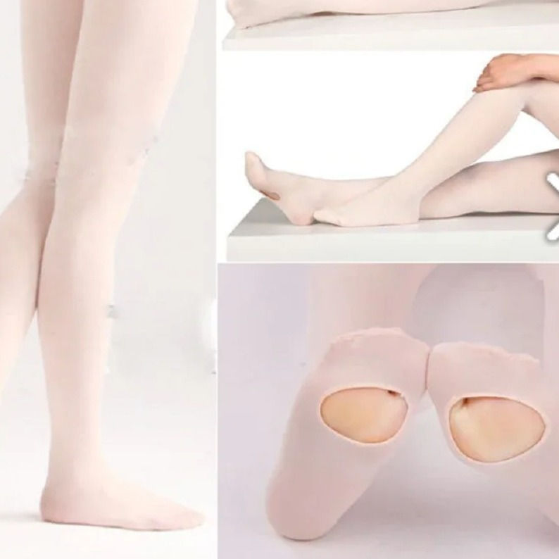Thumbnail: Stretchable Footed Stockings/ Ballet Tights for ballet by The Dance Bible