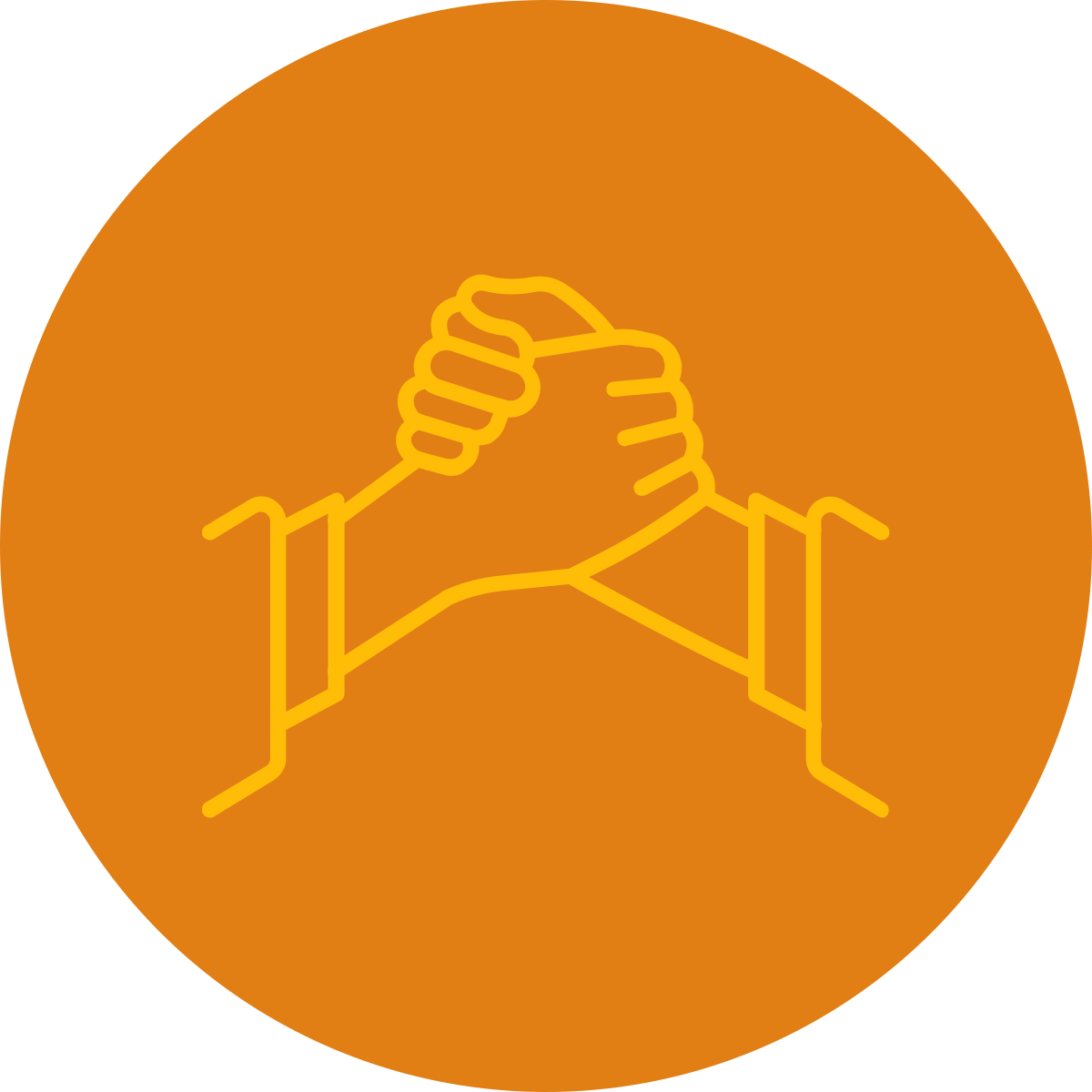 shaking hands diagram