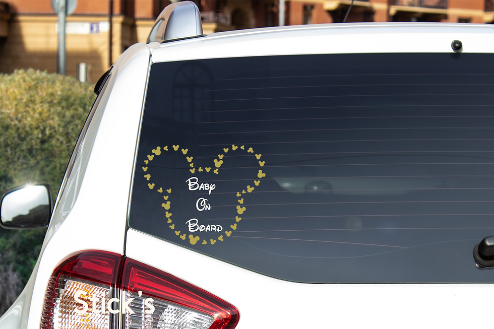 תמונה ממוזערת: Baby On Board Mickey Mouse