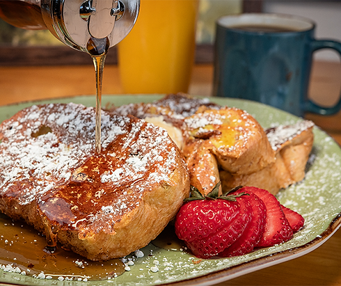 Classic French Toast with Syrup